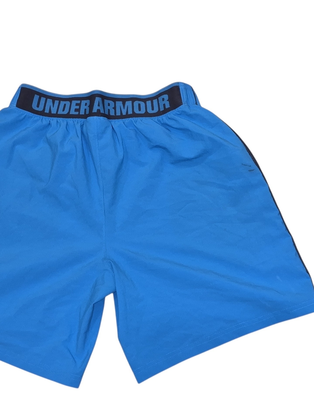 Under Armour Men’s Bright Blue Athletic Shorts with Branded Waistband